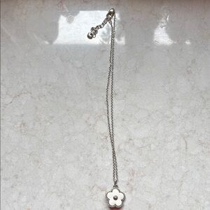 Brighton Dazzling  White Flower Pendant Necklace